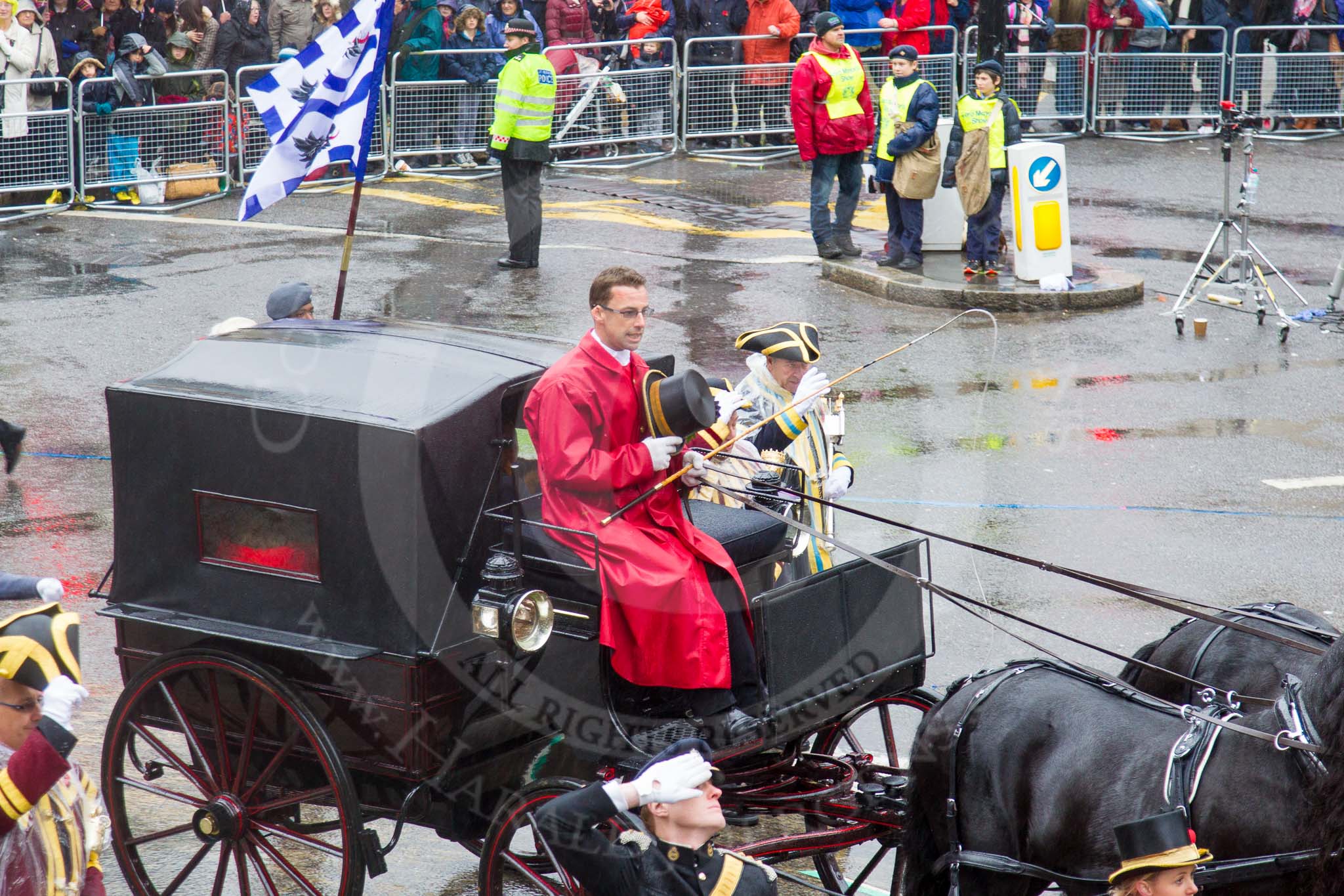 Lord Mayor's Show 2013: Carriages used by the Worshipful Companies and Guilds of the City, further information would be most welcome!.
Press stand opposite Mansion House, City of London,
London,
Greater London,
United Kingdom,
on 09 November 2013 at 12:09, image #1420