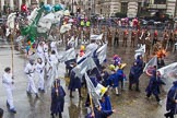 Lord Mayor's Show 2013: 4-CMS Cameron McKenna, a global law firm with the show called 'The River of Power'..
Press stand opposite Mansion House, City of London,
London,
Greater London,
United Kingdom,
on 09 November 2013 at 11:01, image #160