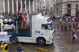 Lord Mayor's Show 2013: 6-Worshipful Company of Grocers- The Spice of Life, represented by the Coldstream Guards, G Company 7th Rifles and participants from Oundle School and Mossbourne Academy..
Press stand opposite Mansion House, City of London,
London,
Greater London,
United Kingdom,
on 09 November 2013 at 11:02, image #172