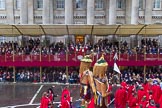 Lord Mayor's Show 2013: 7-Society of Young Freemen, escorts the figures of God and Magog, traditional guardians of London..
Press stand opposite Mansion House, City of London,
London,
Greater London,
United Kingdom,
on 09 November 2013 at 11:03, image #195