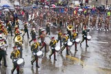 Lord Mayor's Show 2013: 8-Romford Drum & Trumpet Corps has been performing in the Lord Mayor's Show since 1974..
Press stand opposite Mansion House, City of London,
London,
Greater London,
United Kingdom,
on 09 November 2013 at 11:03, image #203