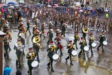 Lord Mayor's Show 2013: 8-Romford Drum & Trumpet Corps has been performing in the Lord Mayor's Show since 1974..
Press stand opposite Mansion House, City of London,
London,
Greater London,
United Kingdom,
on 09 November 2013 at 11:03, image #204