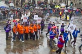 Lord Mayor's Show 2013: 12-Worshipful Company of Lightmongers-Modern Livery Companies. with members from all section of the lighting and electrical industry..
Press stand opposite Mansion House, City of London,
London,
Greater London,
United Kingdom,
on 09 November 2013 at 11:05, image #253