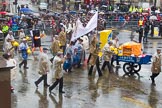 Lord Mayor's Show 2013: 13-Worshipful Company of Builders Merchants- celebrated their 50th anniversary in 2011 and recived Royal Charter in 2012..
Press stand opposite Mansion House, City of London,
London,
Greater London,
United Kingdom,
on 09 November 2013 at 11:06, image #264
