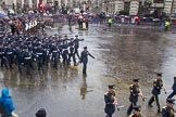 Lord Mayor's Show 2013: 16-Royal Air Force- marching contingent includes Regular and Reserve personnel..
Press stand opposite Mansion House, City of London,
London,
Greater London,
United Kingdom,
on 09 November 2013 at 11:08, image #291