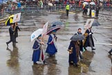 Lord Mayor's Show 2013: 46-Modern Livery Companies-,Security Professionals, Art Scholars..
Press stand opposite Mansion House, City of London,
London,
Greater London,
United Kingdom,
on 09 November 2013 at 11:25, image #607