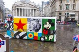 Lord Mayor's Show 2013: 58-CCA ART BUS-is mobile work of art and art gallery designed by Sir Peter Blake..
Press stand opposite Mansion House, City of London,
London,
Greater London,
United Kingdom,
on 09 November 2013 at 11:31, image #730