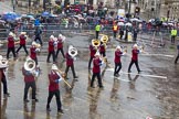Lord Mayor's Show 2013: 61-Household Tropps  Band of theSalvation Army-this is the band represents some 500 Salvation Army bands from all over of UK..
Press stand opposite Mansion House, City of London,
London,
Greater London,
United Kingdom,
on 09 November 2013 at 11:34, image #779