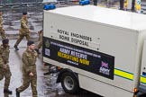 Lord Mayor's Show 2013: 90-217 Squadron 33 Engineer Regiment Royal Engineers- specialising in explosive ordance disposal and high-risk, high-assurance search support..
Press stand opposite Mansion House, City of London,
London,
Greater London,
United Kingdom,
on 09 November 2013 at 11:49, image #1096