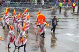 Lord Mayor's Show 2013: 106- Candlewick Ward- it is the oldest active Ward Club and today has a membership of 2150..
Press stand opposite Mansion House, City of London,
London,
Greater London,
United Kingdom,
on 09 November 2013 at 11:56, image #1241