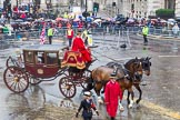 Lord Mayor's Show 2013: Carriages used by the Worshipful Companies and Guilds of the City, further information would be most welcome!.
Press stand opposite Mansion House, City of London,
London,
Greater London,
United Kingdom,
on 09 November 2013 at 12:08, image #1404