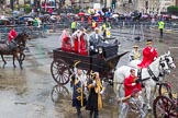 Lord Mayor's Show 2013: Carriages used by the Worshipful Companies and Guilds of the City, further information would be most welcome!.
Press stand opposite Mansion House, City of London,
London,
Greater London,
United Kingdom,
on 09 November 2013 at 12:09, image #1413