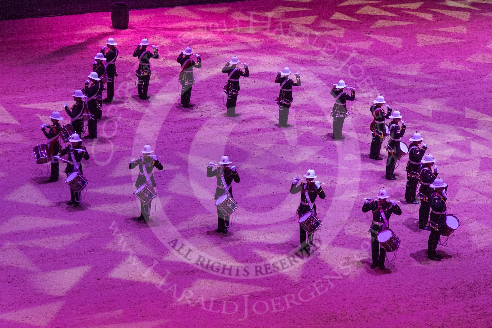 British Military Tournament 2013: The Royal Marines Massed Band..
Earls Court,
London SW5,

United Kingdom,
on 06 December 2013 at 14:55, image #60