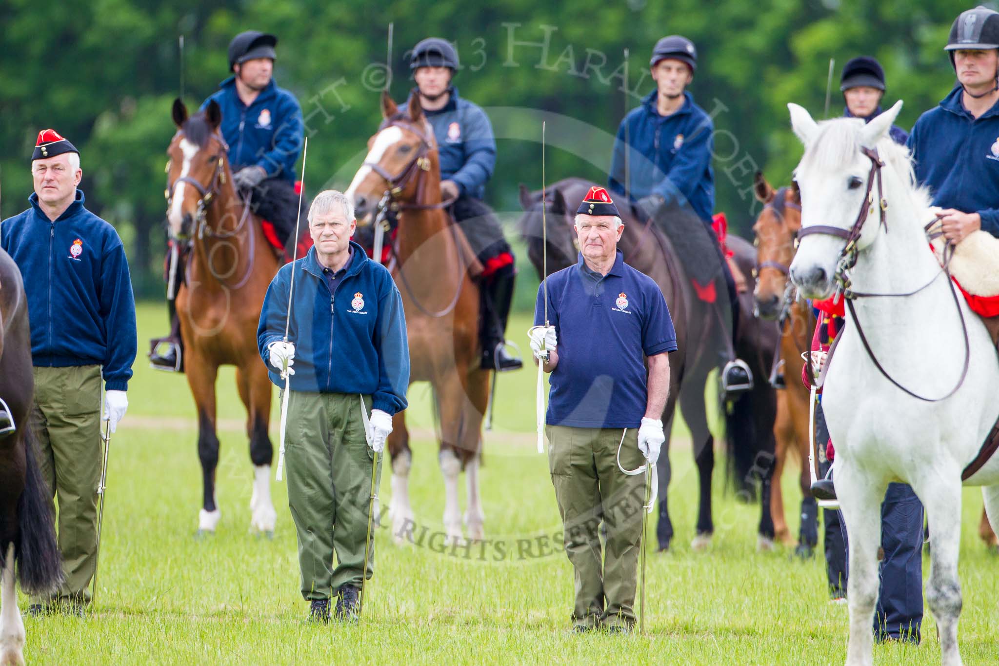 The Light Cavalry HAC Annual Review and Inspection 2013.
Windsor Great Park Review Ground,
Windsor,
Berkshire,
United Kingdom,
on 09 June 2013 at 10:39, image #54