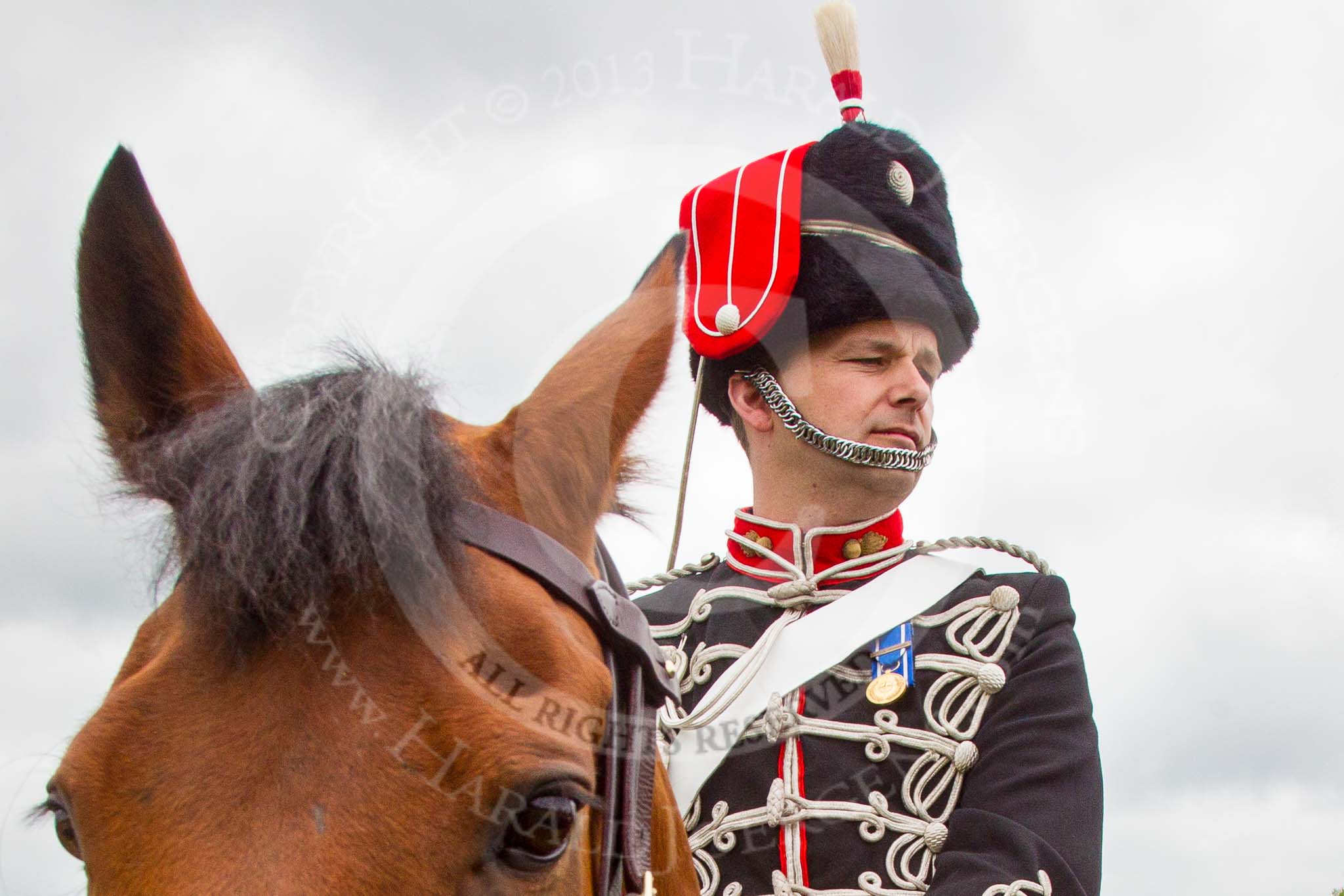 The Light Cavalry HAC Annual Review and Inspection 2013.
Windsor Great Park Review Ground,
Windsor,
Berkshire,
United Kingdom,
on 09 June 2013 at 12:46, image #249