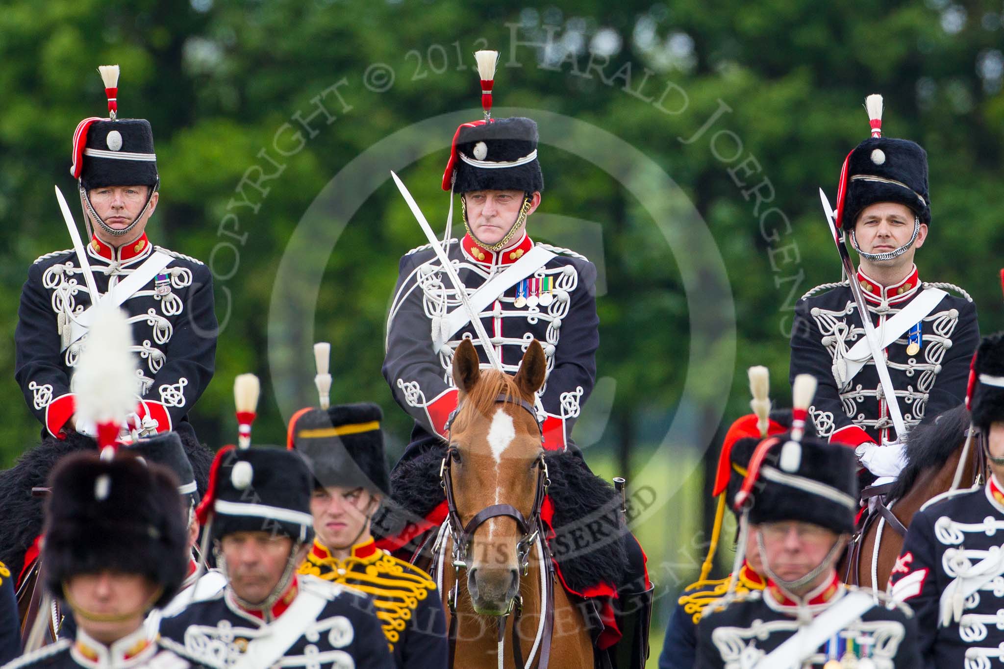 The Light Cavalry HAC Annual Review and Inspection 2013.
Windsor Great Park Review Ground,
Windsor,
Berkshire,
United Kingdom,
on 09 June 2013 at 13:03, image #302