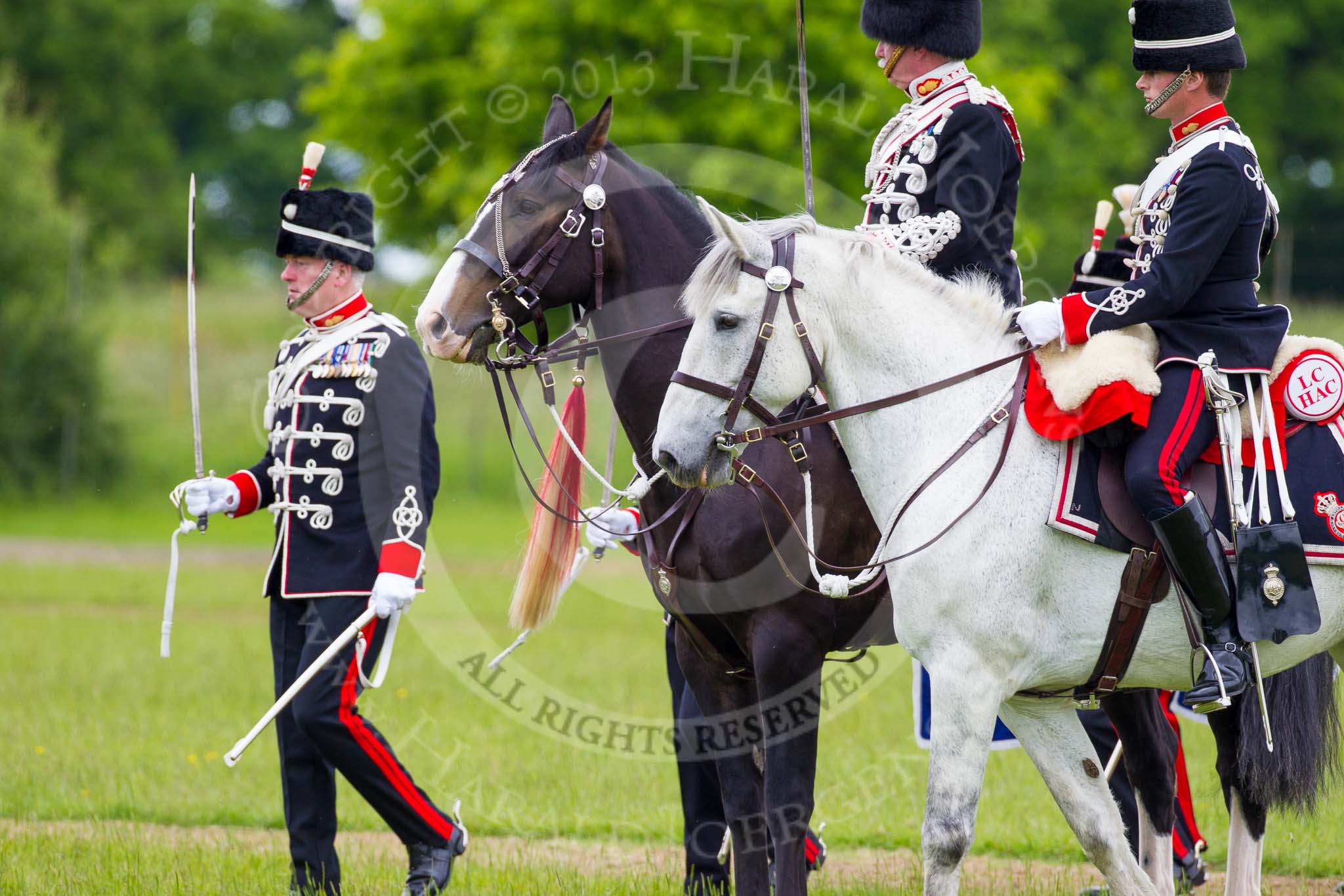 The Light Cavalry HAC Annual Review and Inspection 2013.
Windsor Great Park Review Ground,
Windsor,
Berkshire,
United Kingdom,
on 09 June 2013 at 13:30, image #389