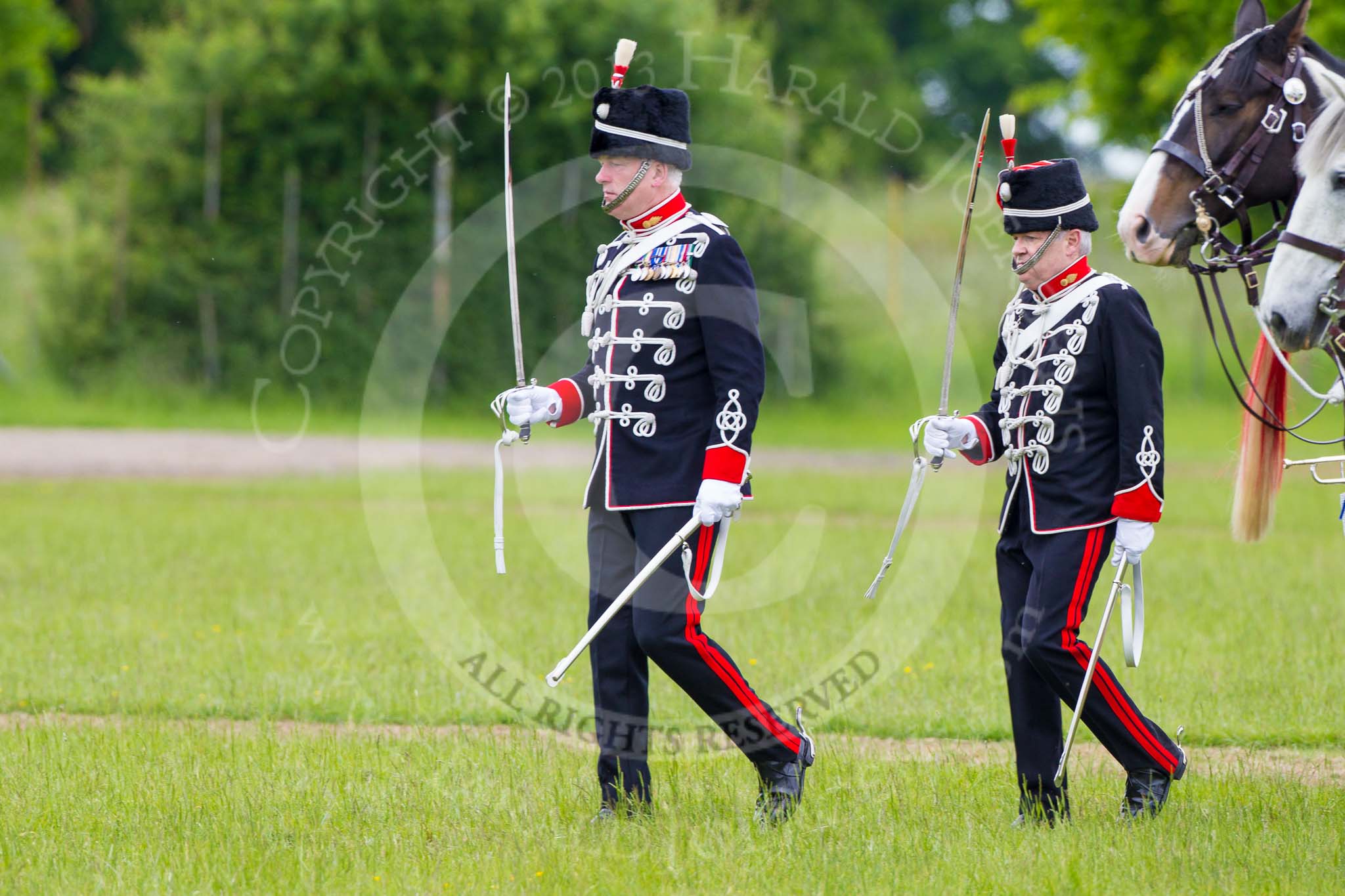 The Light Cavalry HAC Annual Review and Inspection 2013.
Windsor Great Park Review Ground,
Windsor,
Berkshire,
United Kingdom,
on 09 June 2013 at 13:30, image #390