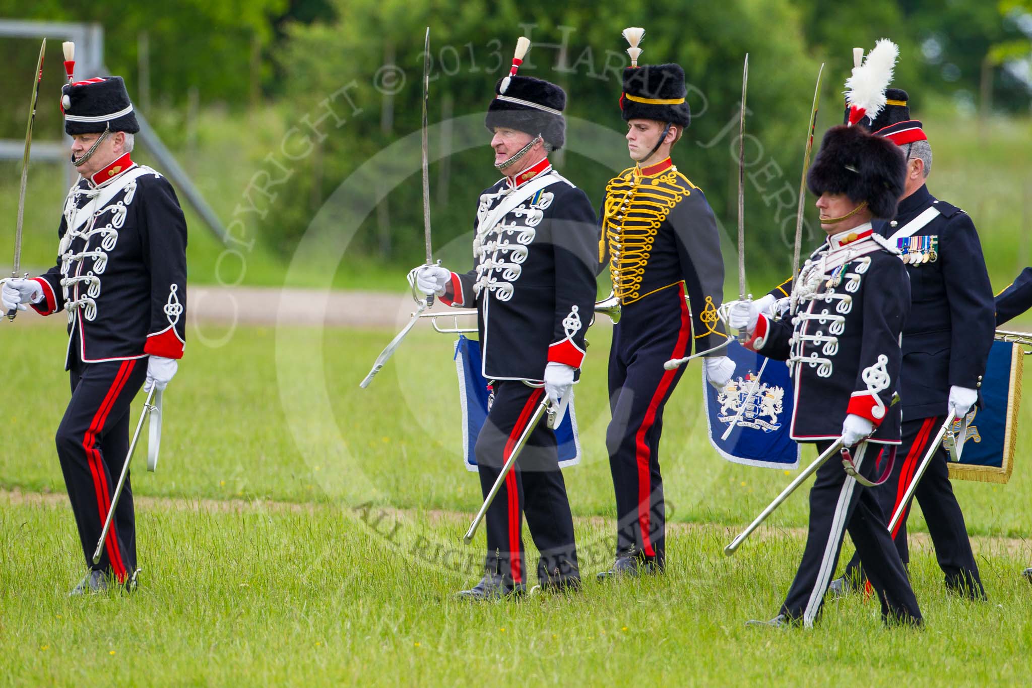 The Light Cavalry HAC Annual Review and Inspection 2013.
Windsor Great Park Review Ground,
Windsor,
Berkshire,
United Kingdom,
on 09 June 2013 at 13:30, image #392