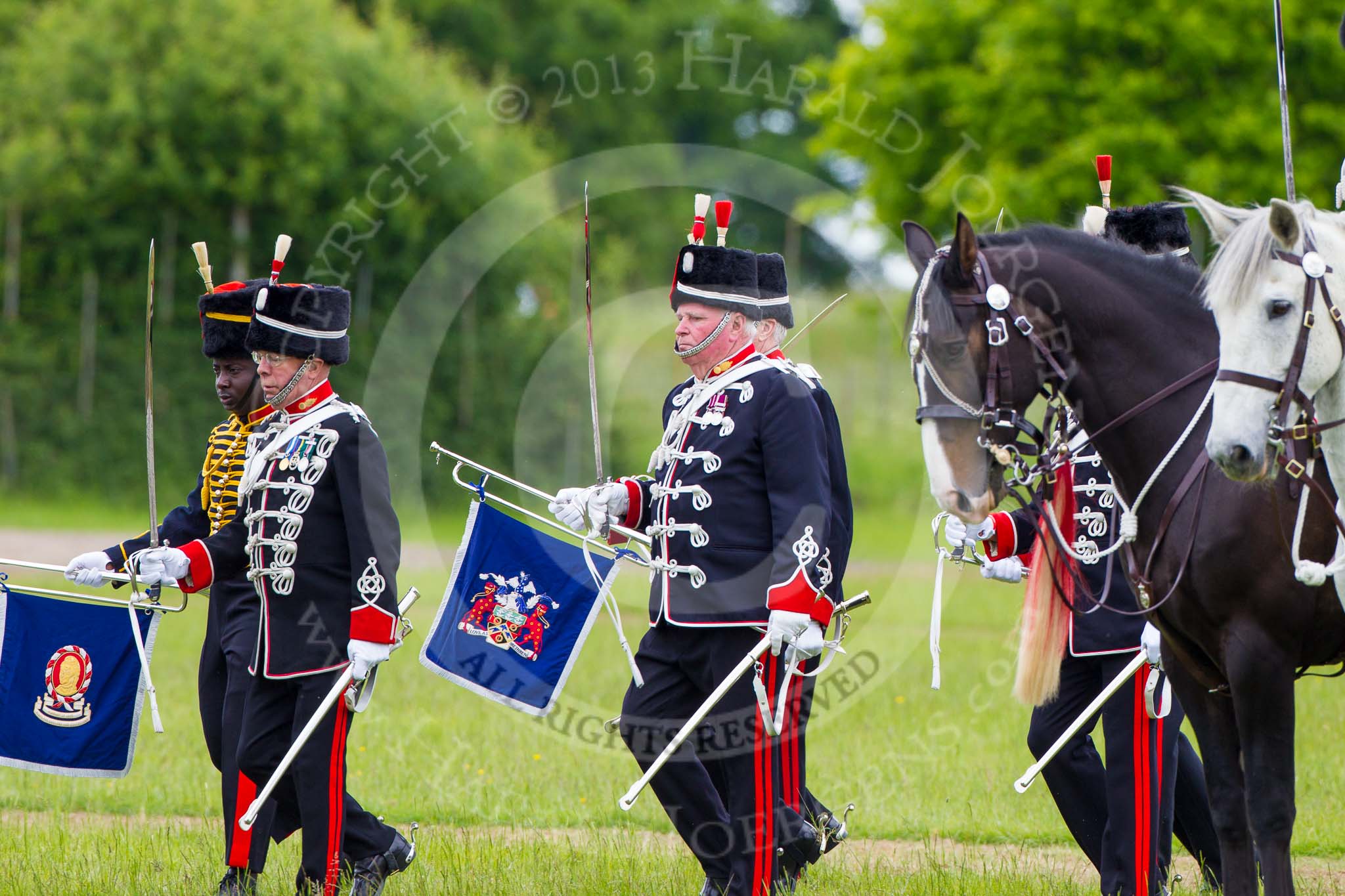 The Light Cavalry HAC Annual Review and Inspection 2013.
Windsor Great Park Review Ground,
Windsor,
Berkshire,
United Kingdom,
on 09 June 2013 at 13:30, image #395