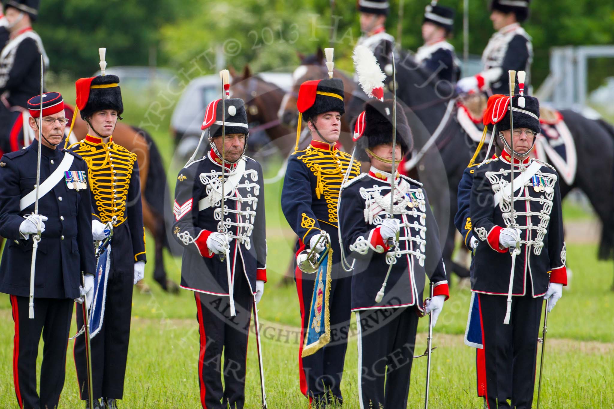 The Light Cavalry HAC Annual Review and Inspection 2013.
Windsor Great Park Review Ground,
Windsor,
Berkshire,
United Kingdom,
on 09 June 2013 at 13:31, image #399