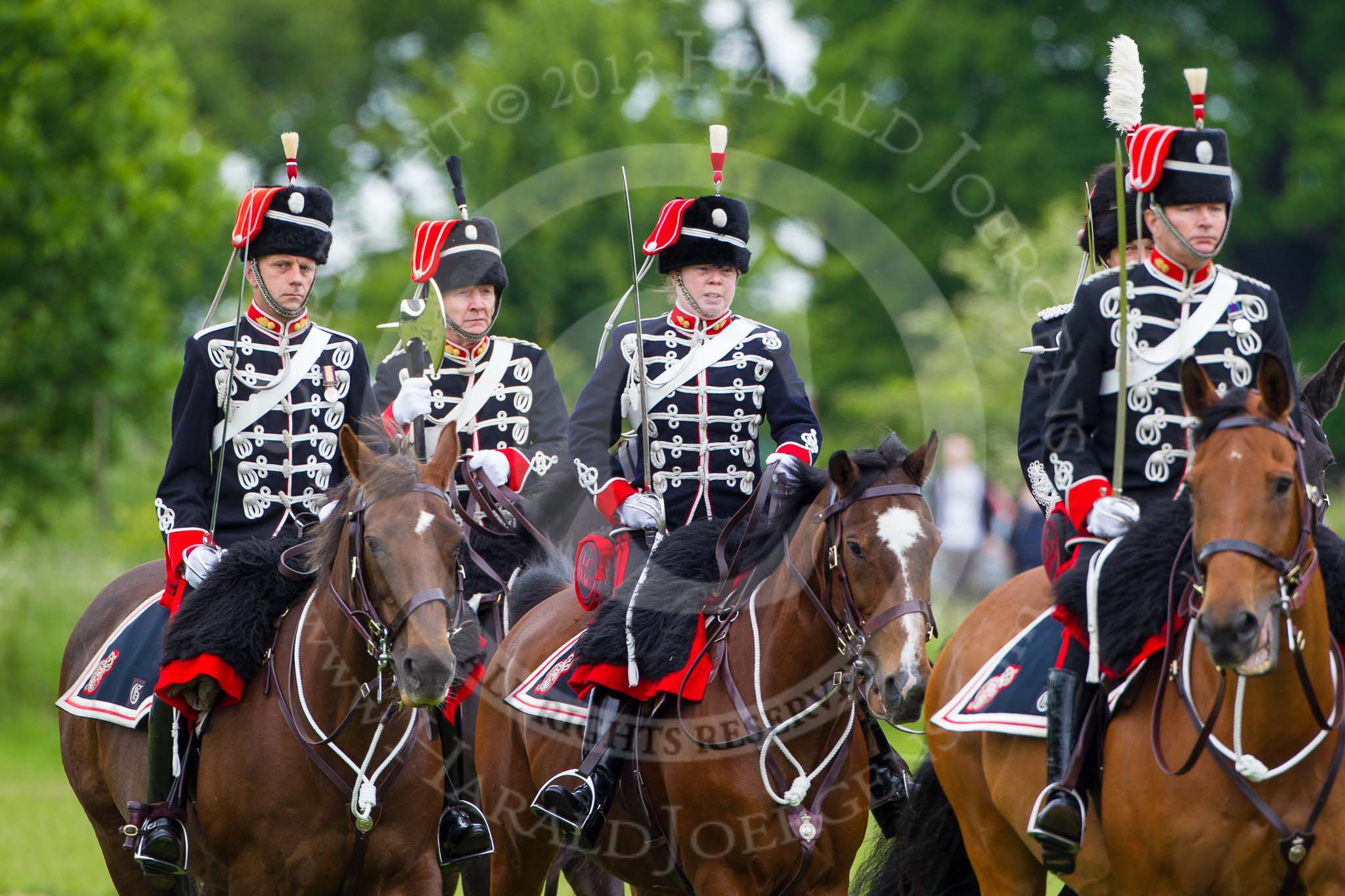 The Light Cavalry HAC Annual Review and Inspection 2013.
Windsor Great Park Review Ground,
Windsor,
Berkshire,
United Kingdom,
on 09 June 2013 at 13:35, image #450