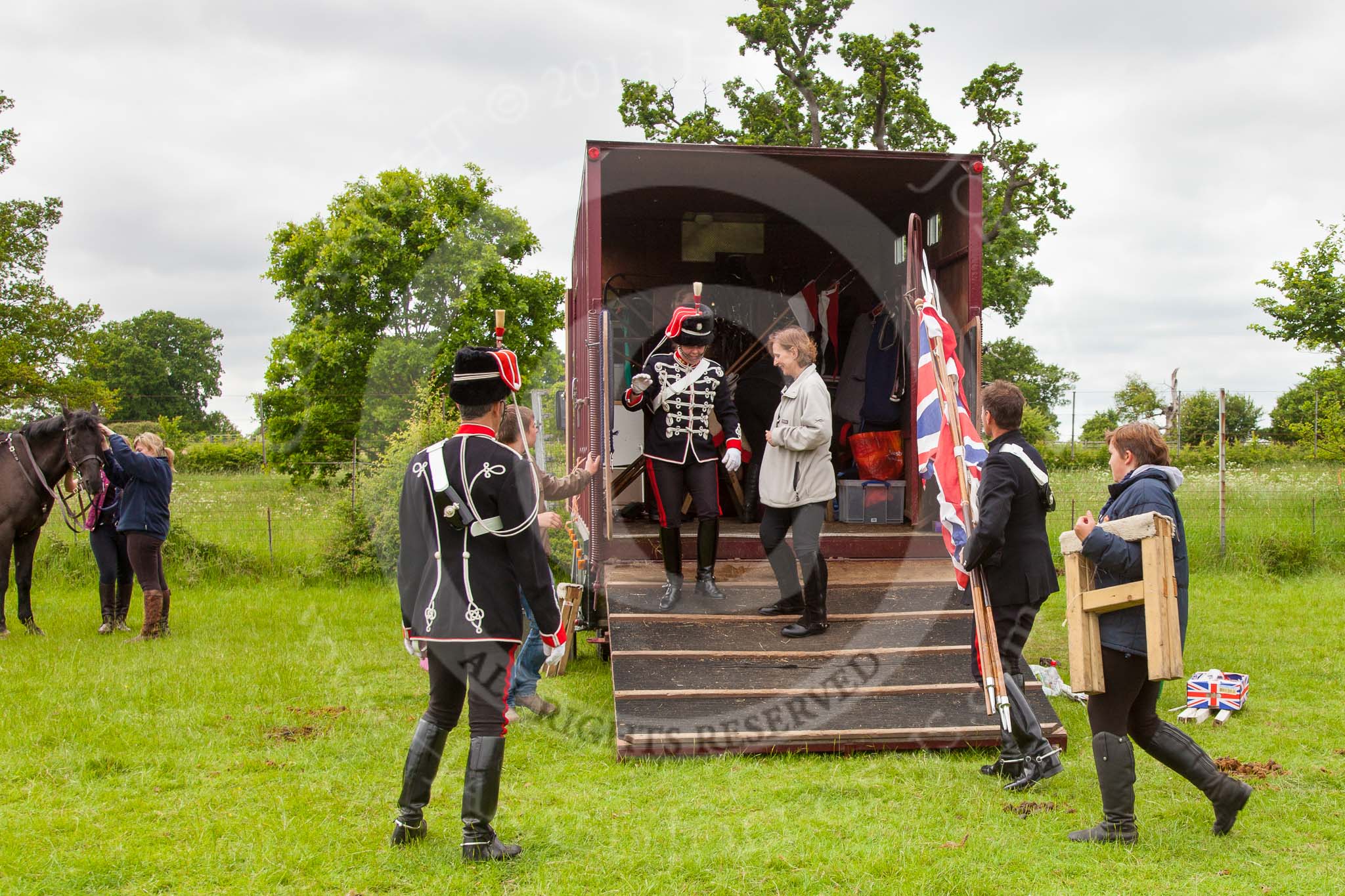 The Light Cavalry HAC Annual Review and Inspection 2013.
Windsor Great Park Review Ground,
Windsor,
Berkshire,
United Kingdom,
on 09 June 2013 at 15:18, image #623