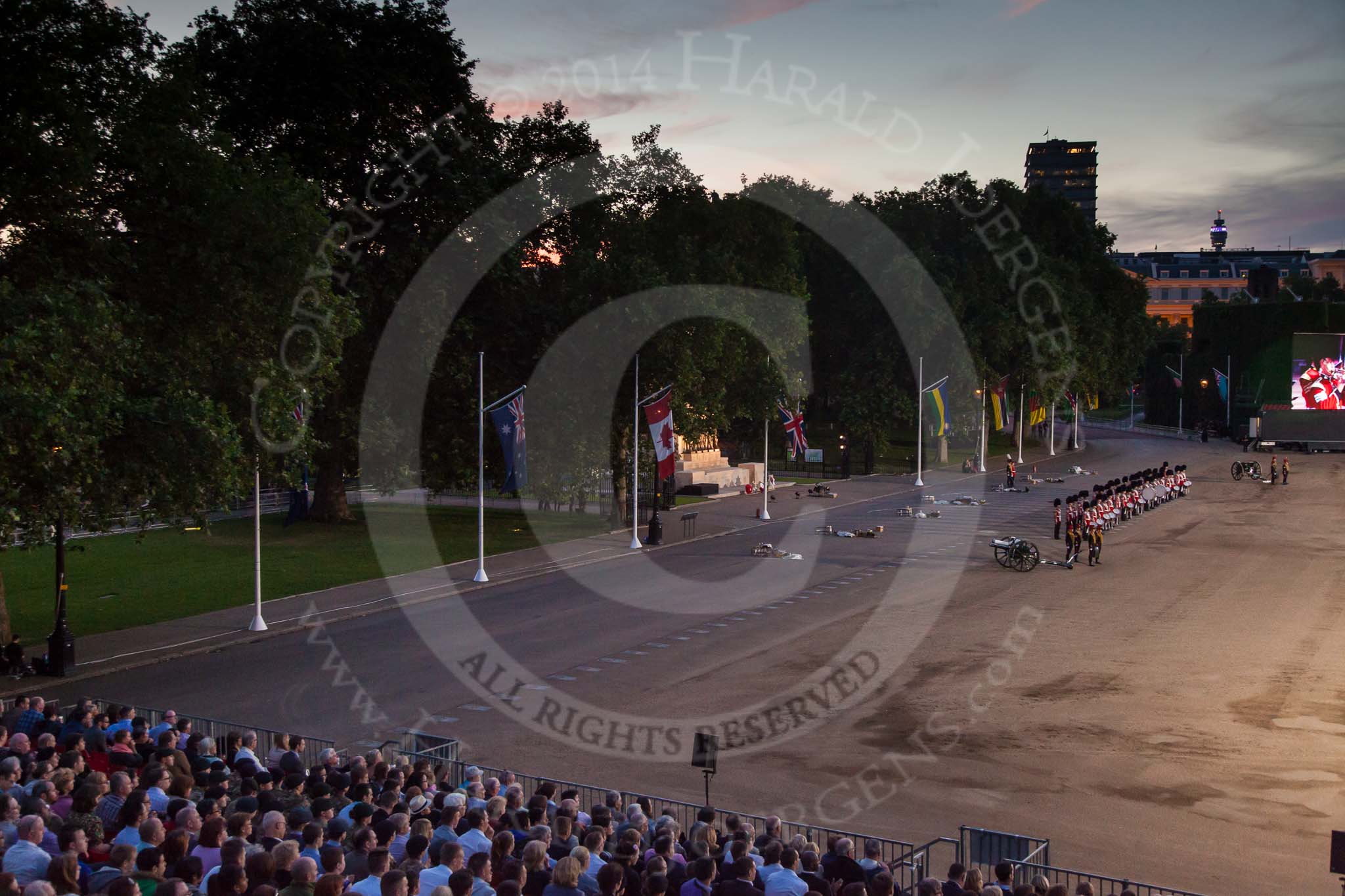 Beating Retreat 2014.
Horse Guards Parade, Westminster,
London SW1A,

United Kingdom,
on 11 June 2014 at 21:36, image #365