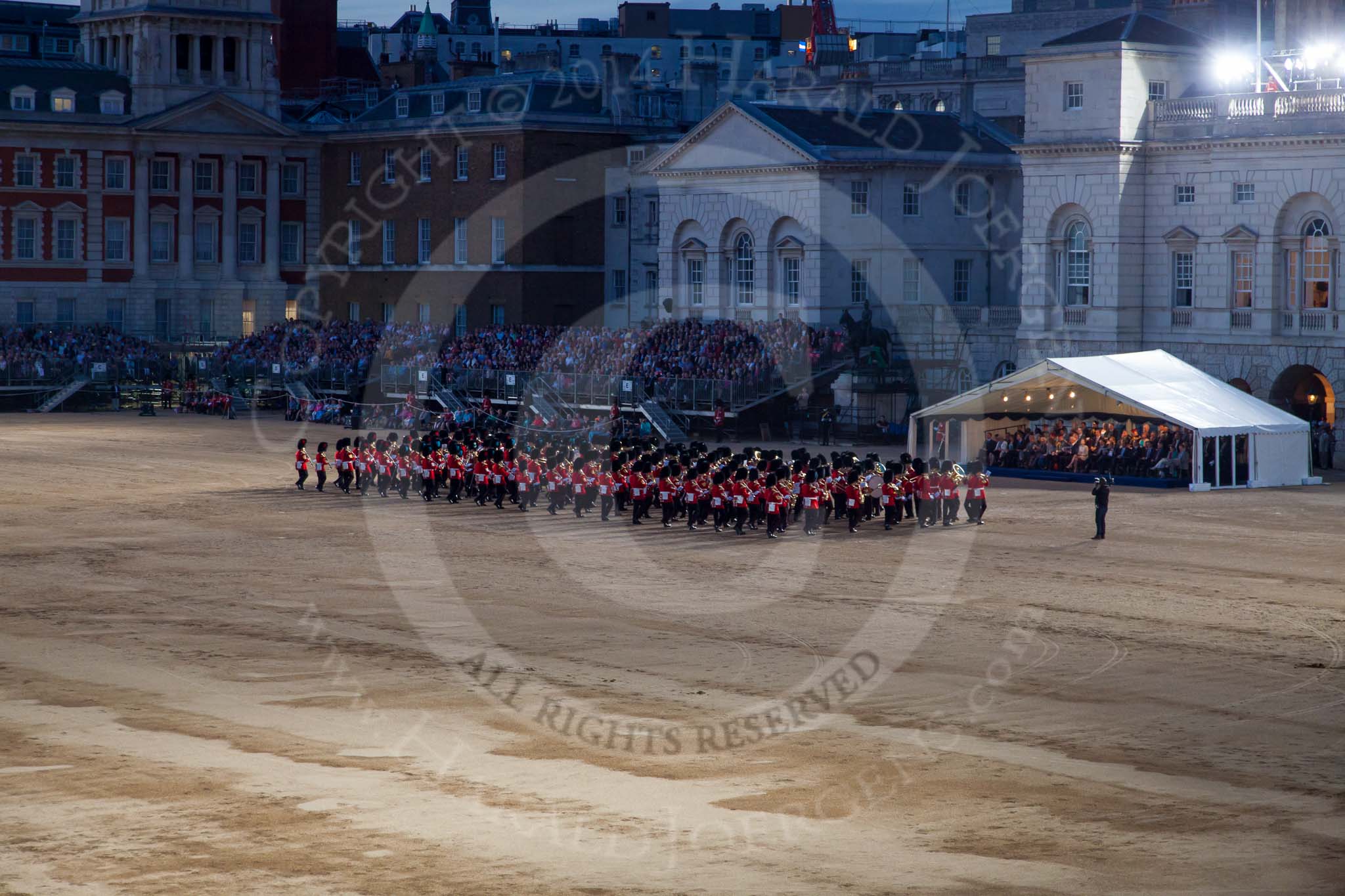Beating Retreat 2014.
Horse Guards Parade, Westminster,
London SW1A,

United Kingdom,
on 11 June 2014 at 21:37, image #366