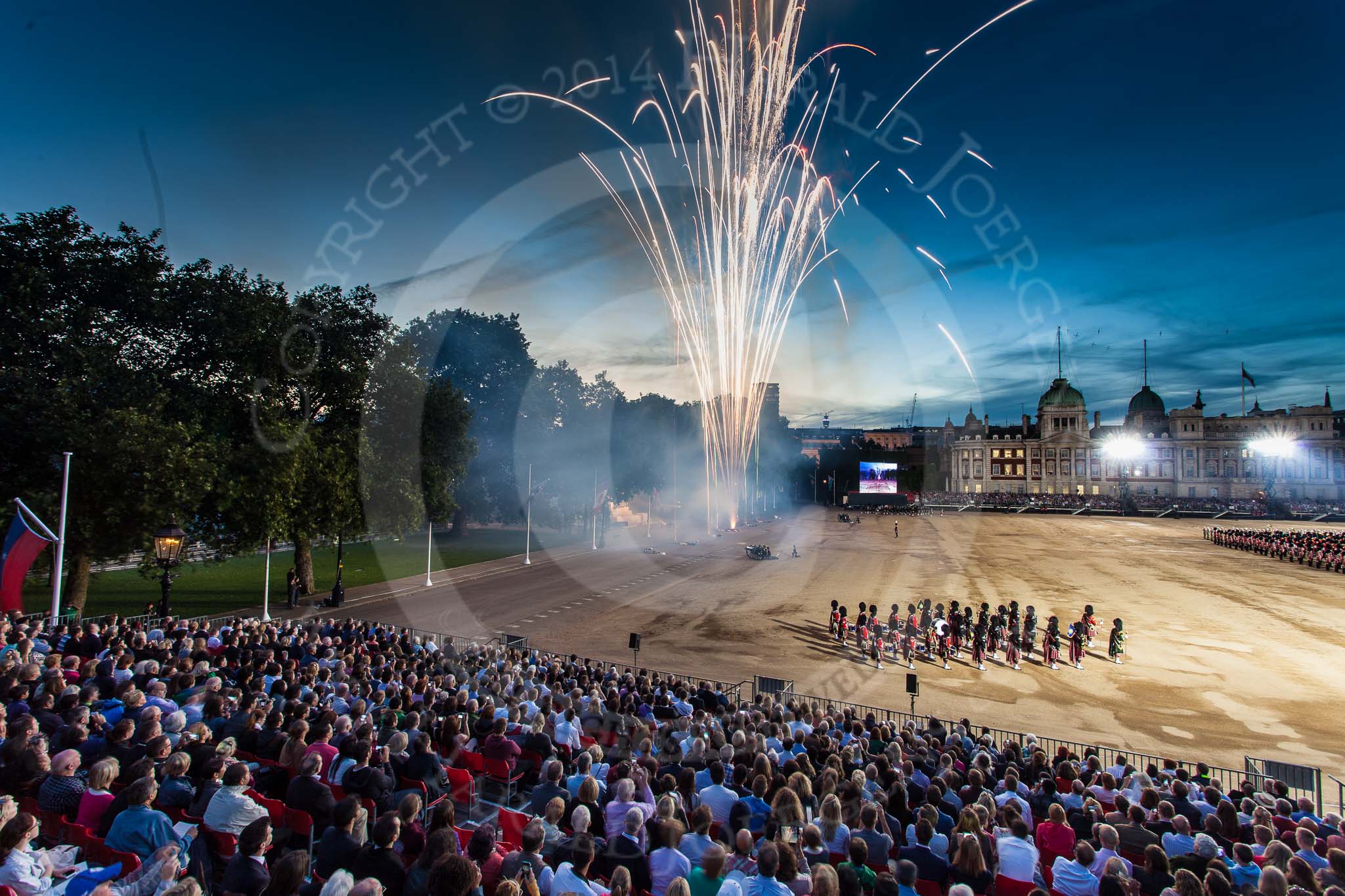 Beating Retreat 2014.
Horse Guards Parade, Westminster,
London SW1A,

United Kingdom,
on 11 June 2014 at 21:44, image #384