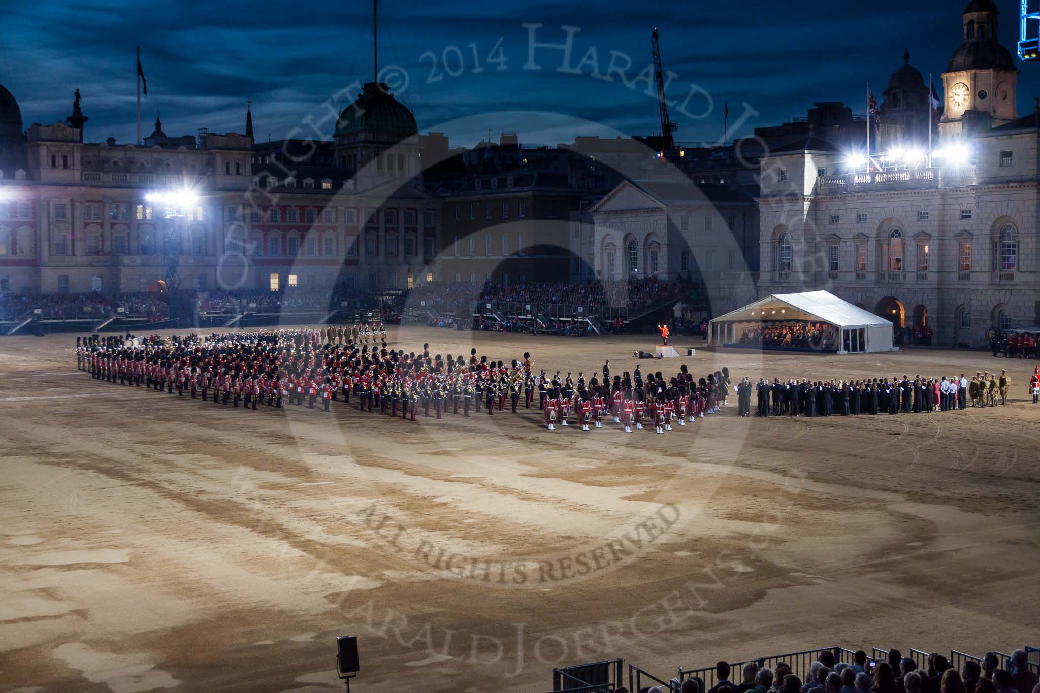 Beating Retreat 2014.
Horse Guards Parade, Westminster,
London SW1A,

United Kingdom,
on 11 June 2014 at 21:48, image #395