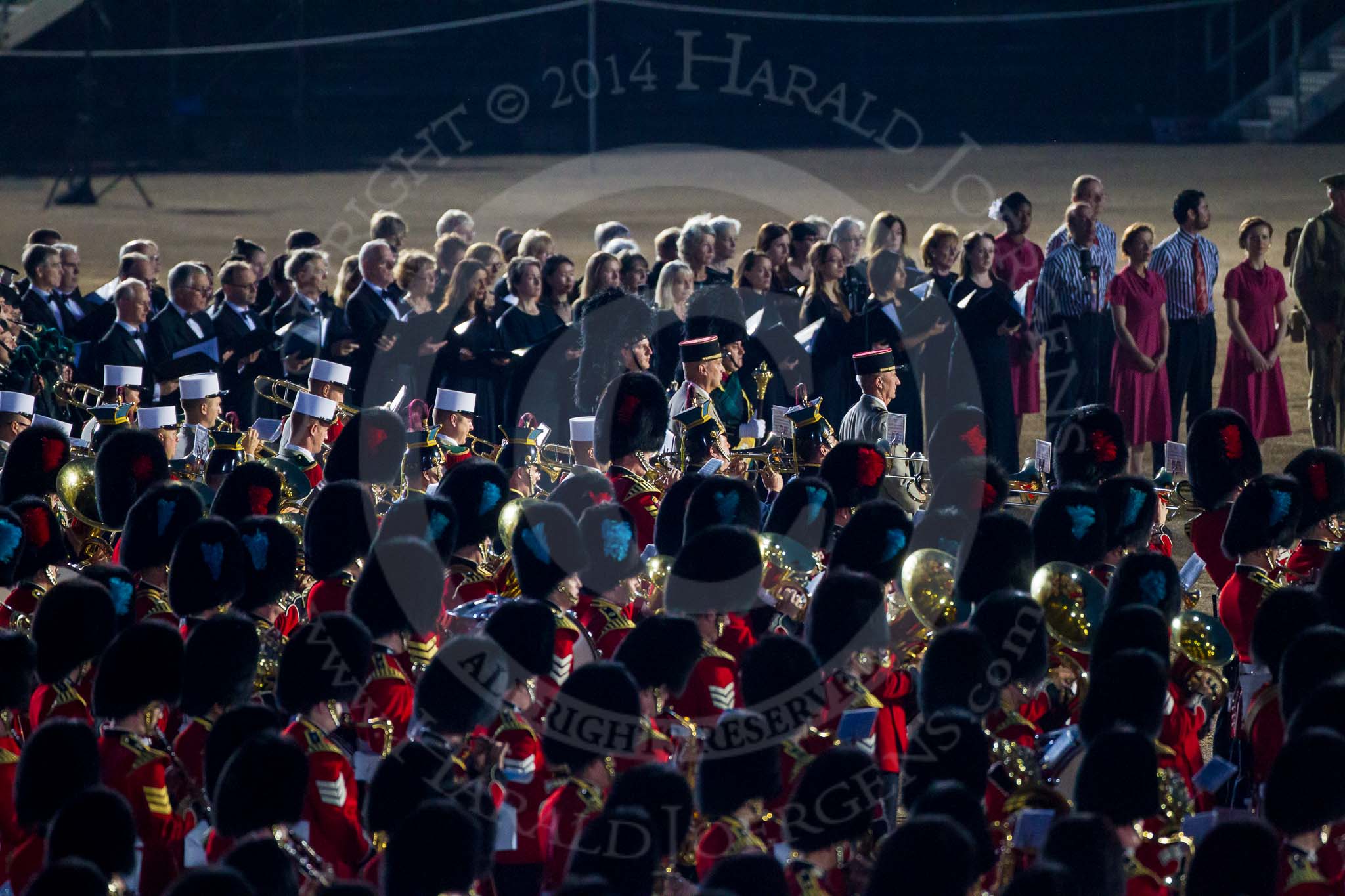 Beating Retreat 2014.
Horse Guards Parade, Westminster,
London SW1A,

United Kingdom,
on 11 June 2014 at 21:49, image #403