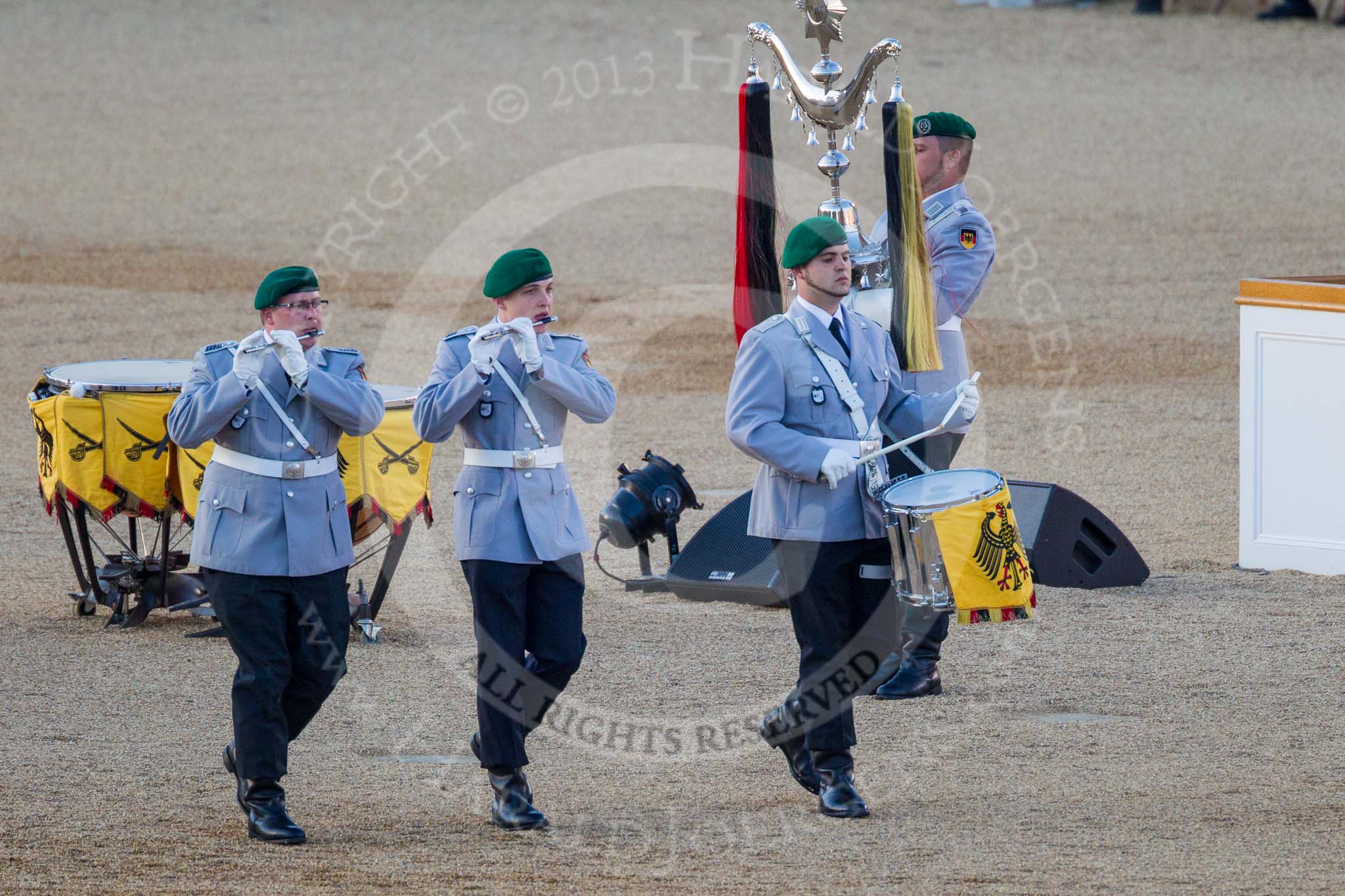 Beating Retreat 2015 - Waterloo 200.
Horse Guards Parade, Westminster,
London,

United Kingdom,
on 10 June 2015 at 20:39, image #156