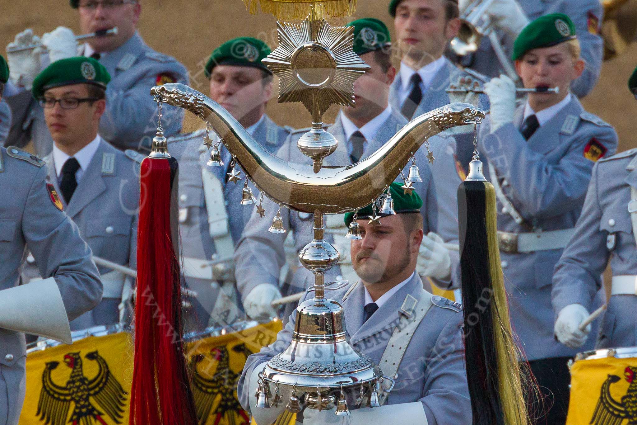 Beating Retreat 2015 - Waterloo 200.
Horse Guards Parade, Westminster,
London,

United Kingdom,
on 10 June 2015 at 20:48, image #189