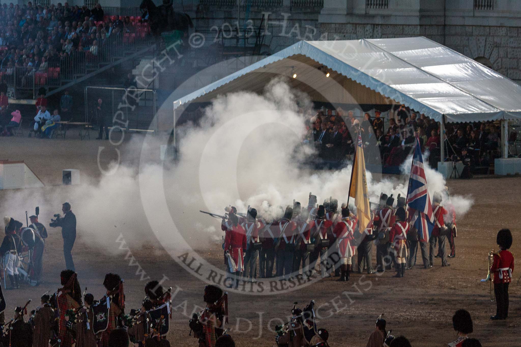 Beating Retreat 2015 - Waterloo 200.
Horse Guards Parade, Westminster,
London,

United Kingdom,
on 10 June 2015 at 21:25, image #329
