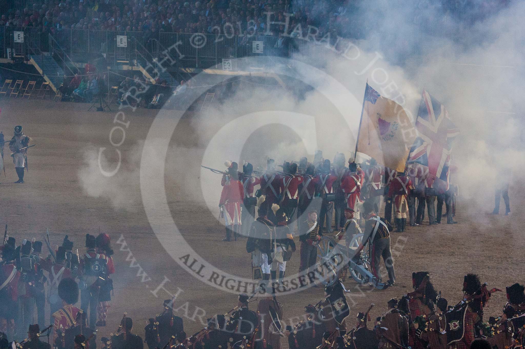 Beating Retreat 2015 - Waterloo 200.
Horse Guards Parade, Westminster,
London,

United Kingdom,
on 10 June 2015 at 21:27, image #345