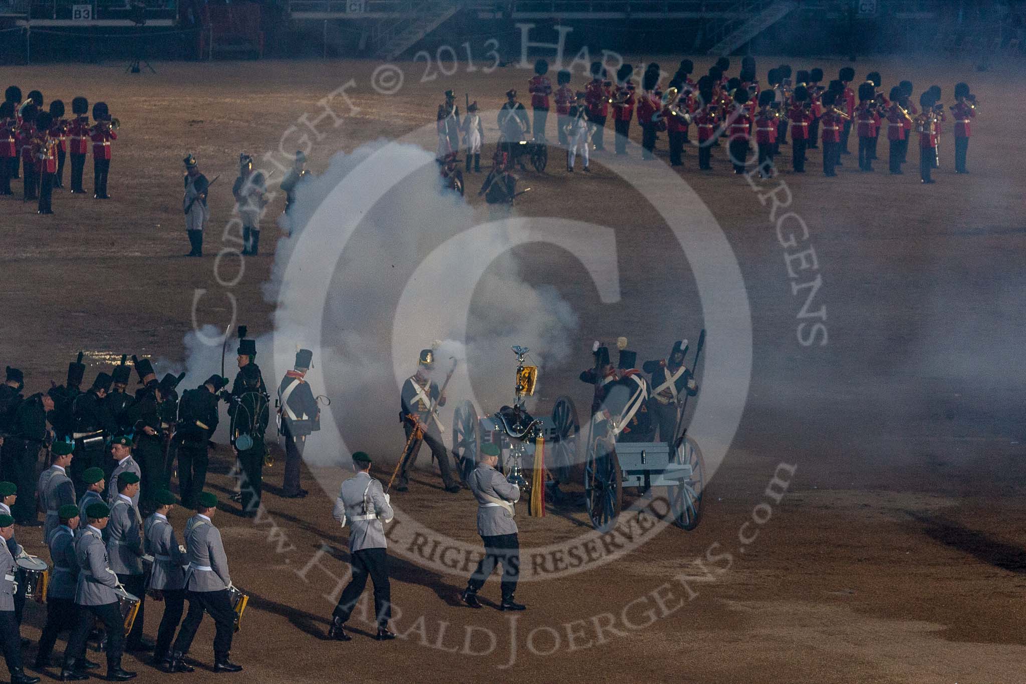 Beating Retreat 2015 - Waterloo 200.
Horse Guards Parade, Westminster,
London,

United Kingdom,
on 10 June 2015 at 21:28, image #351