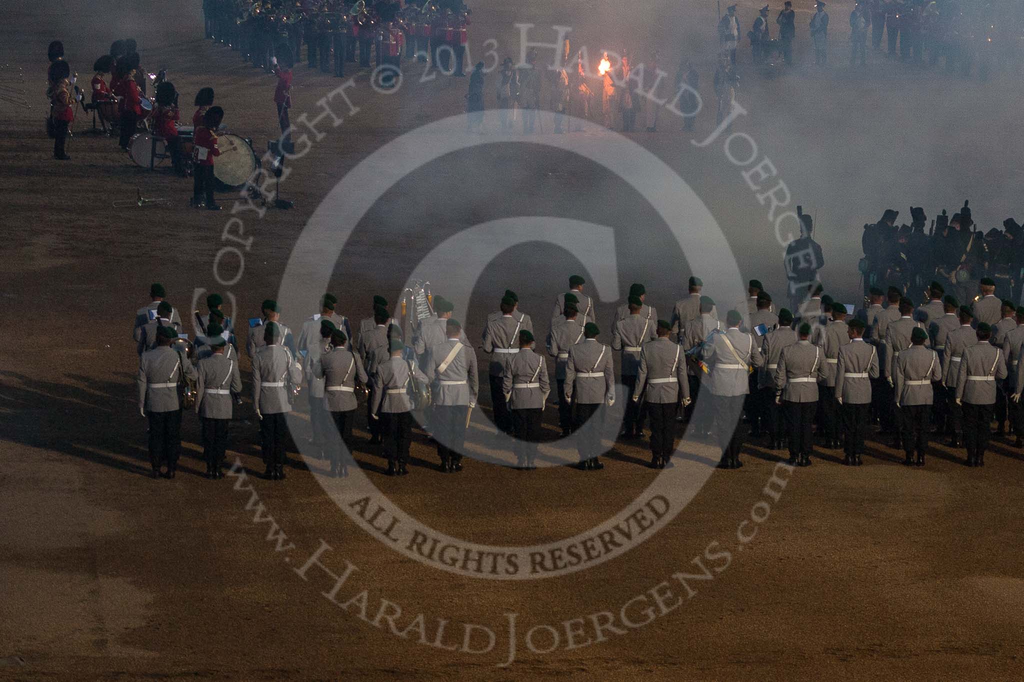 Beating Retreat 2015 - Waterloo 200.
Horse Guards Parade, Westminster,
London,

United Kingdom,
on 10 June 2015 at 21:28, image #353