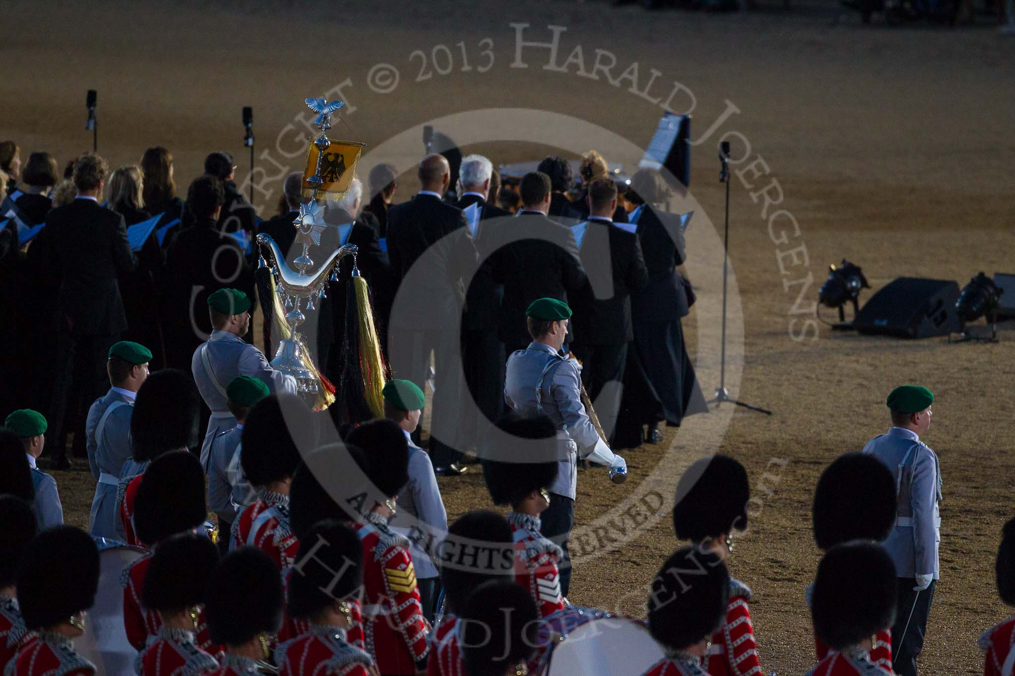 Beating Retreat 2015 - Waterloo 200.
Horse Guards Parade, Westminster,
London,

United Kingdom,
on 10 June 2015 at 21:32, image #379