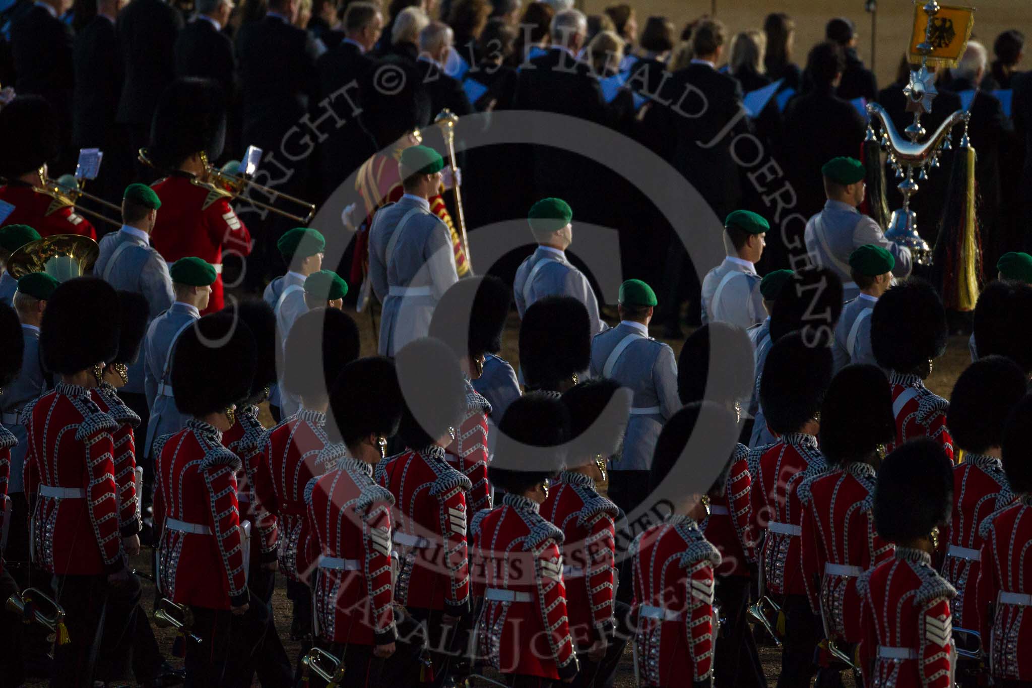 Beating Retreat 2015 - Waterloo 200.
Horse Guards Parade, Westminster,
London,

United Kingdom,
on 10 June 2015 at 21:32, image #380