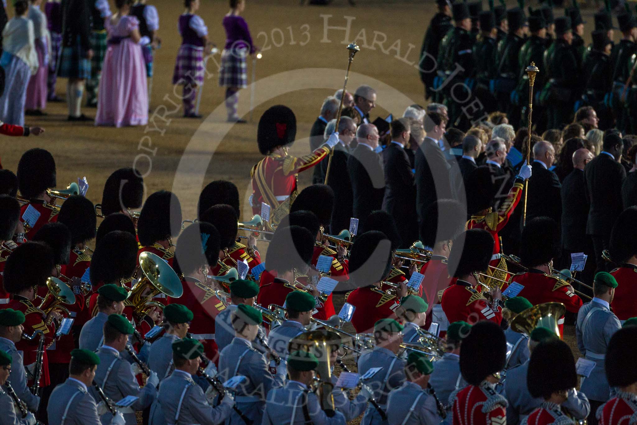 Beating Retreat 2015 - Waterloo 200.
Horse Guards Parade, Westminster,
London,

United Kingdom,
on 10 June 2015 at 21:32, image #382
