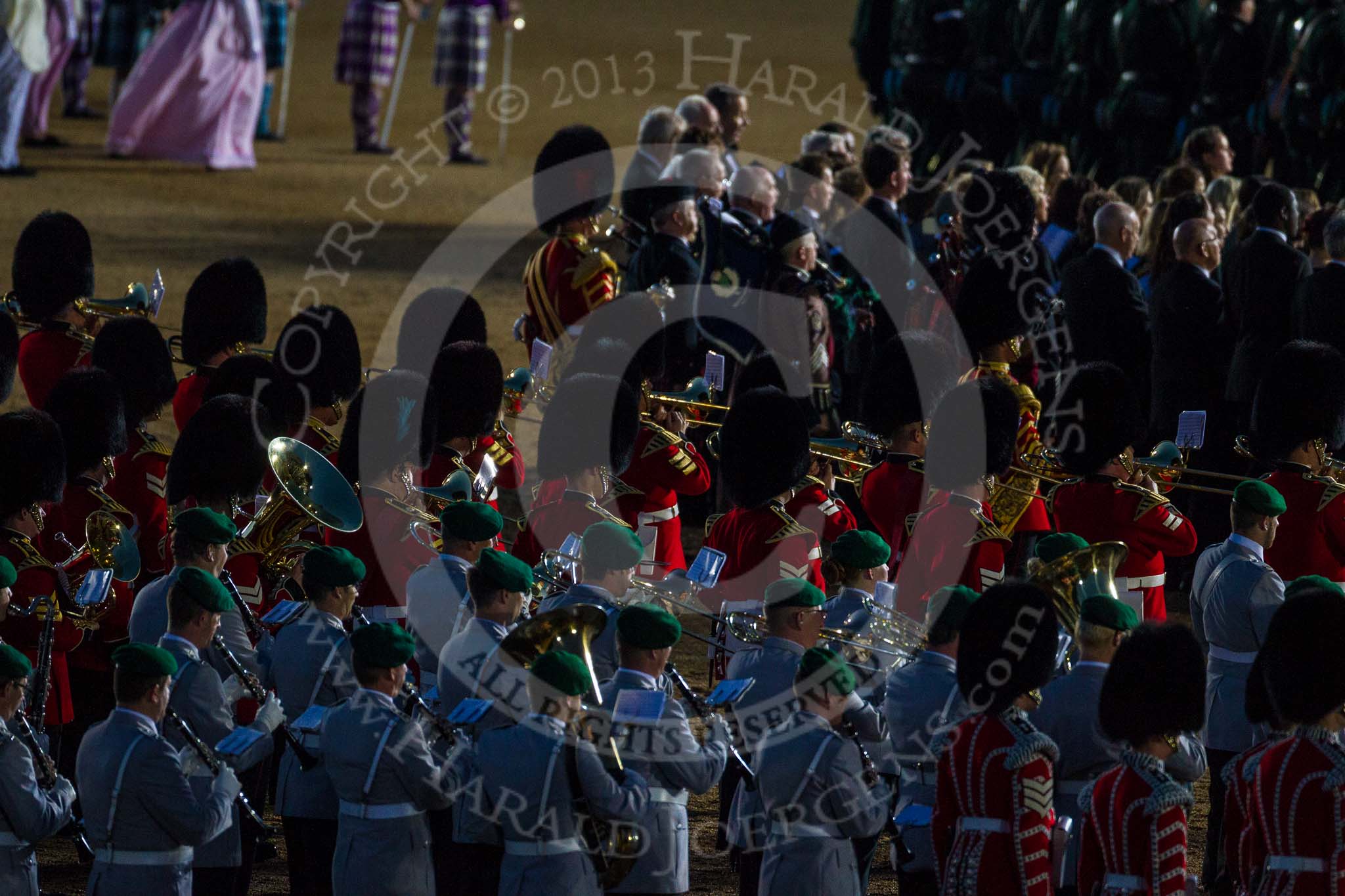 Beating Retreat 2015 - Waterloo 200.
Horse Guards Parade, Westminster,
London,

United Kingdom,
on 10 June 2015 at 21:39, image #408
