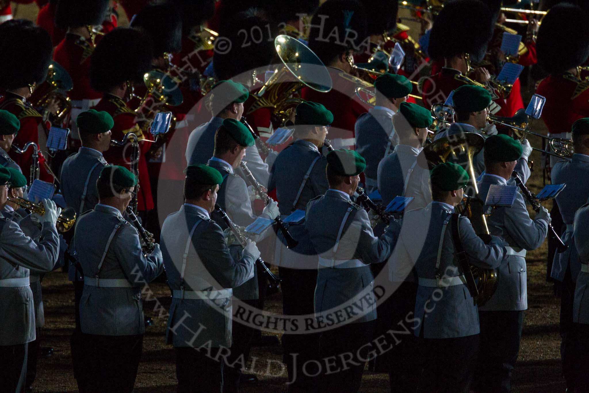 Beating Retreat 2015 - Waterloo 200.
Horse Guards Parade, Westminster,
London,

United Kingdom,
on 10 June 2015 at 21:44, image #420