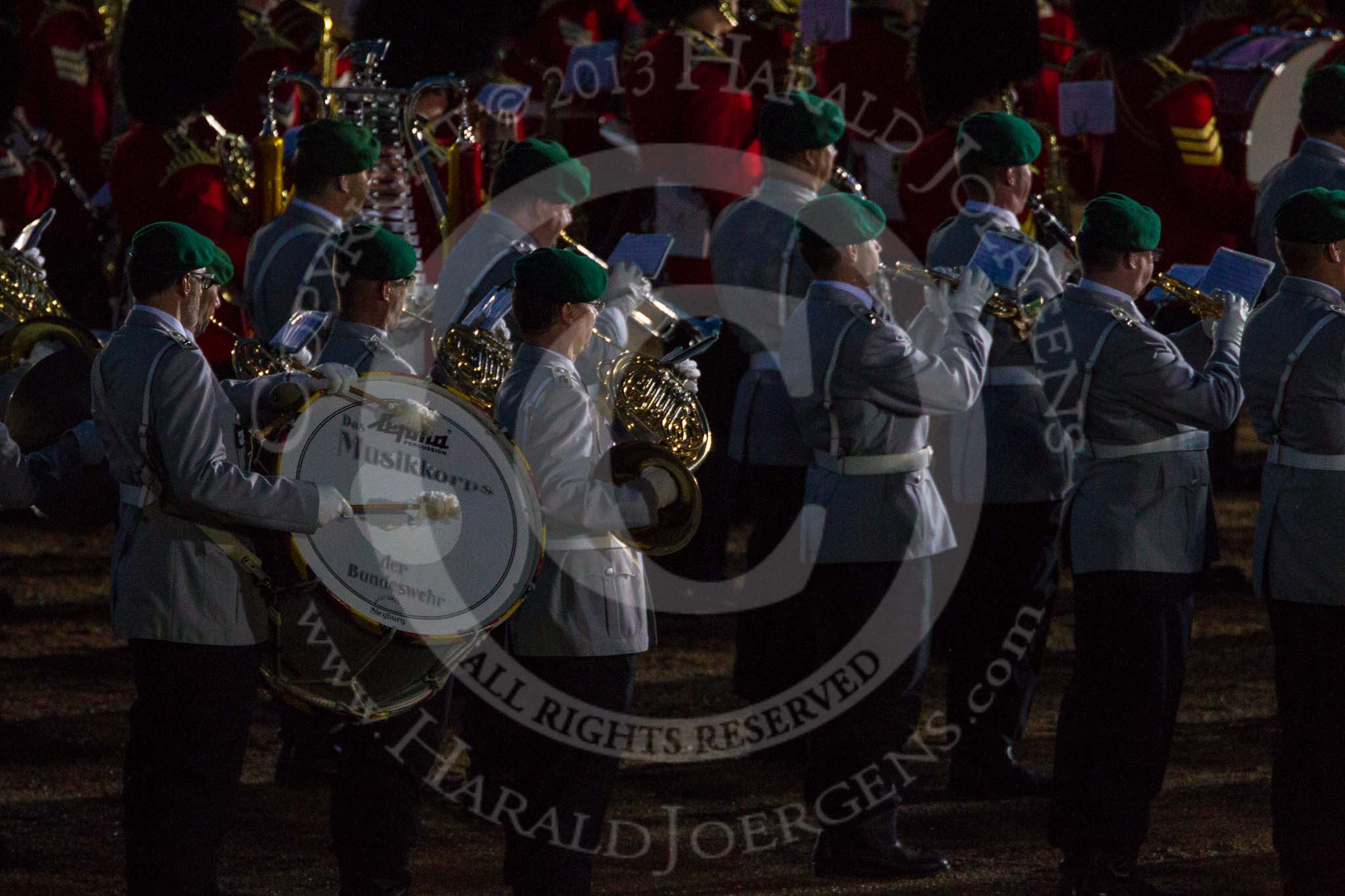 Beating Retreat 2015 - Waterloo 200.
Horse Guards Parade, Westminster,
London,

United Kingdom,
on 10 June 2015 at 21:44, image #421