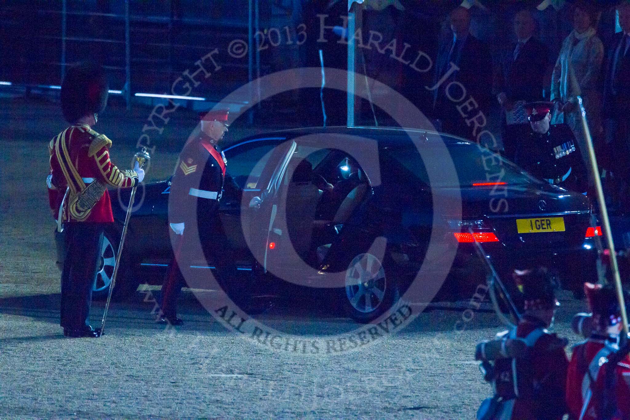 Beating Retreat 2015 - Waterloo 200.
Horse Guards Parade, Westminster,
London,

United Kingdom,
on 10 June 2015 at 21:49, image #437