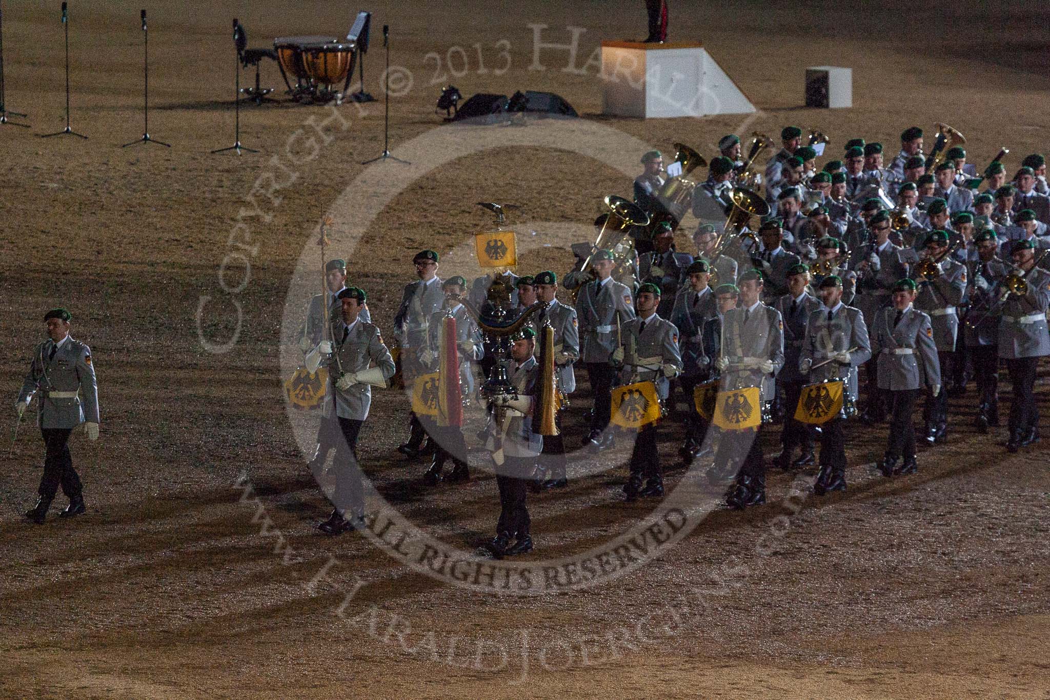 Beating Retreat 2015 - Waterloo 200.
Horse Guards Parade, Westminster,
London,

United Kingdom,
on 10 June 2015 at 21:52, image #444