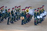 Beating Retreat 2015 - Waterloo 200: Romford Drum & Trumpet Corps, a youth military style marching band, starts the event with an excellent performance..
Horse Guards Parade, Westminster,
London,

United Kingdom,
on 10 June 2015 at 19:41, image #41