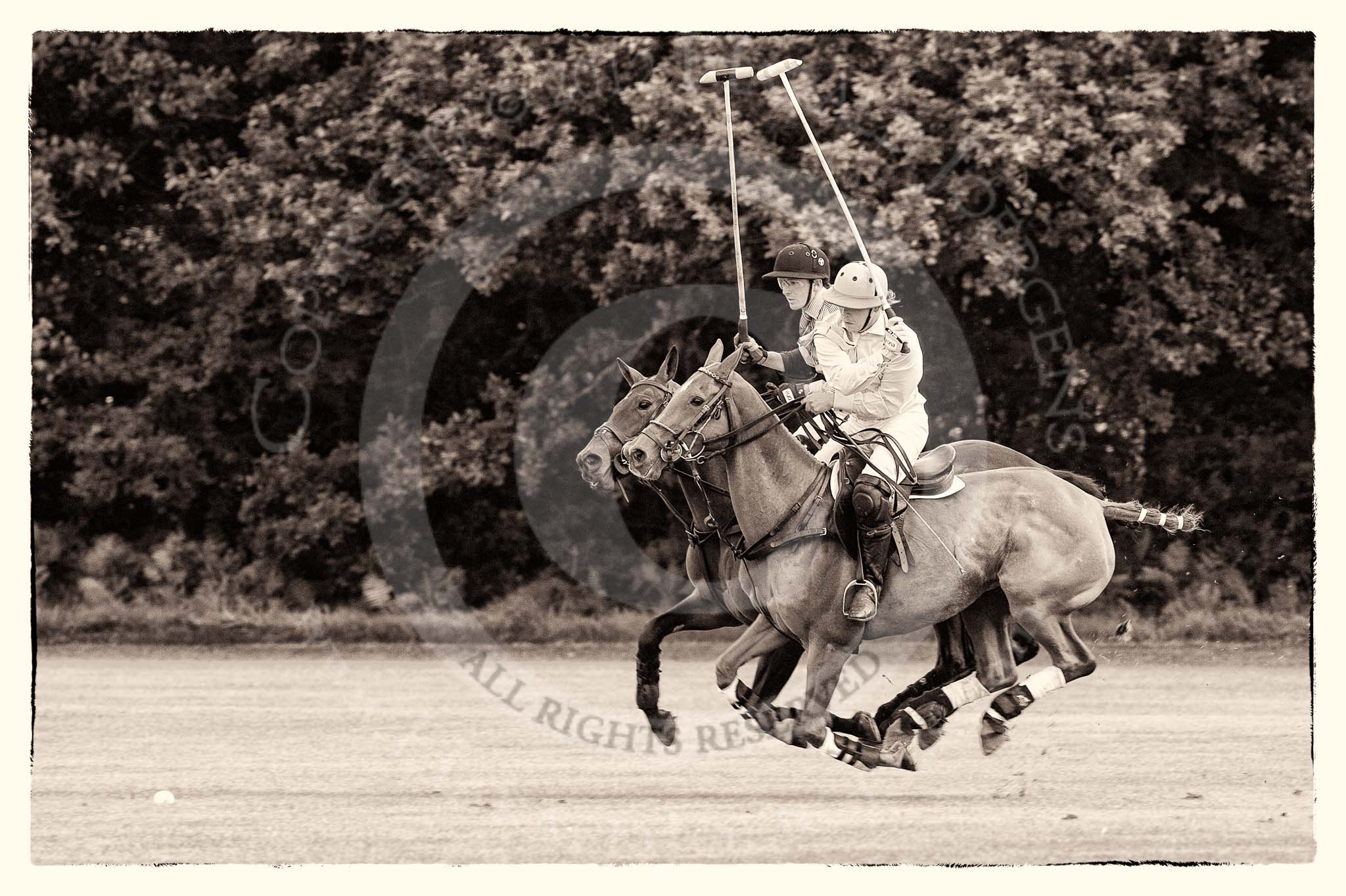 7th Heritage Polo Cup semi-finals: Nico Talamoni playing a nearside shot..
Hurtwood Park Polo Club,
Ewhurst Green,
Surrey,
United Kingdom,
on 04 August 2012 at 11:10, image #19