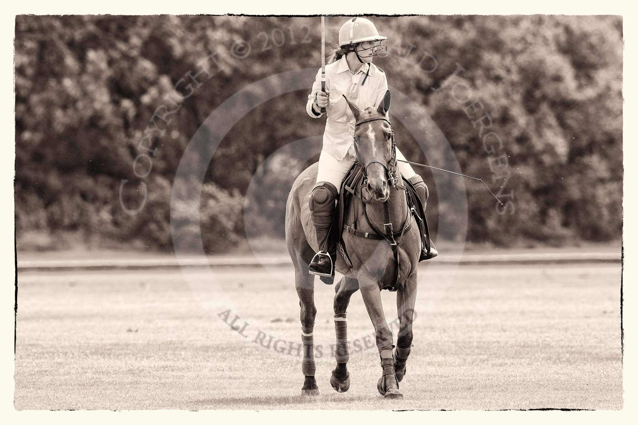 7th Heritage Polo Cup semi-finals: Sarah Krasker, Team Emerging Switzerland..
Hurtwood Park Polo Club,
Ewhurst Green,
Surrey,
United Kingdom,
on 04 August 2012 at 11:11, image #23