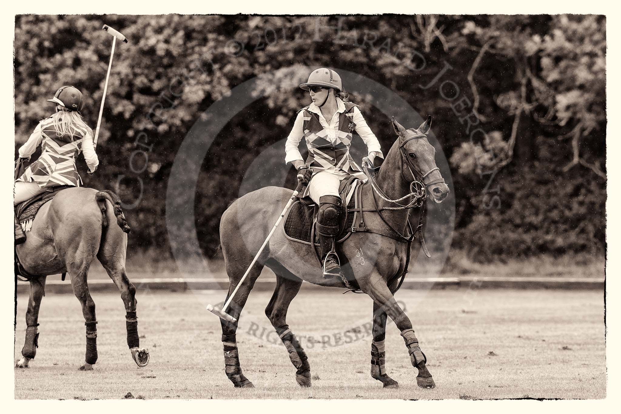 7th Heritage Polo Cup semi-finals: Sarah Wisman of the Ladies of the British Empire Polo Team..
Hurtwood Park Polo Club,
Ewhurst Green,
Surrey,
United Kingdom,
on 04 August 2012 at 13:18, image #125